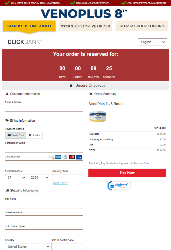 Venoplus 8 supplement